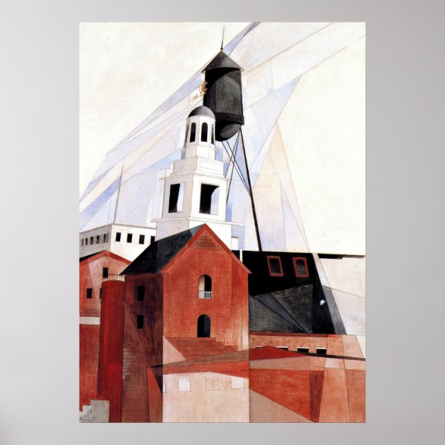 Poster Pintura de Charles Demuth, Lancaster (Frente)