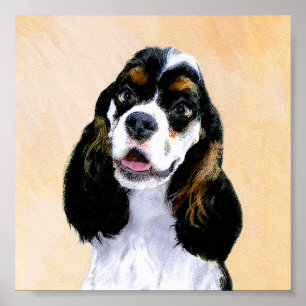 Poster Pintura De Cocker Spaniel (Participante) - Arte De