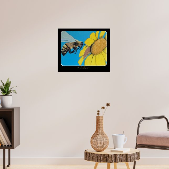 Poster Pintura de dança de jardim em um (Sala de Estar 3)