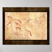 Pintura de Desenho Cavernas de Cavalos