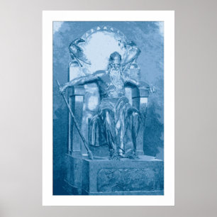 Póster Pintura de Digitas: Odin