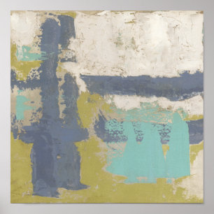 Póster Pintura de expressão livre moderna