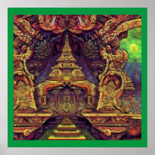 Poster Pintura de fantasia 1 - Templo
