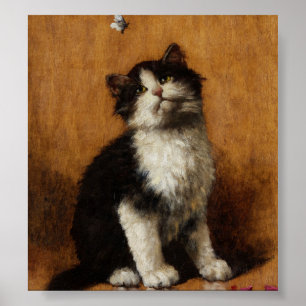 Póster Pintura de Gatos