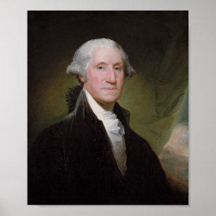 Póster Pintura de George Washington - Gilbert Stuart