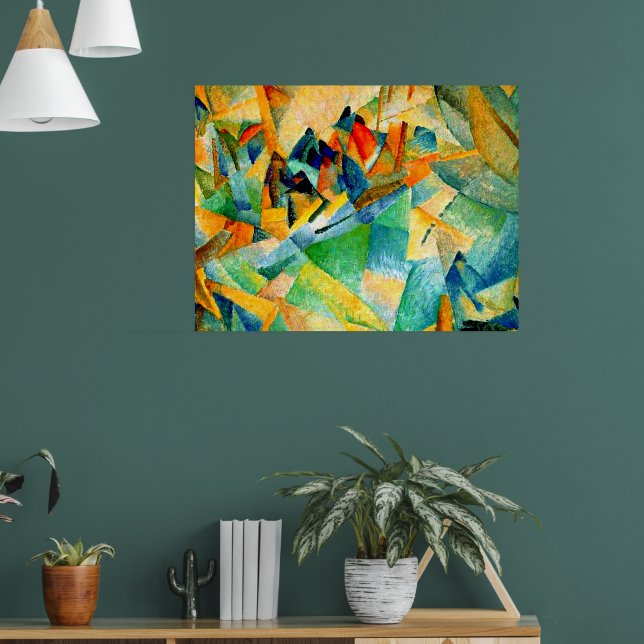 Poster Pintura de Gestel, porto de Mallorca, (Sala de Estar 1)