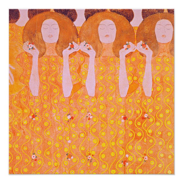 Póster Pintura de Gustav Klimt (Frente)