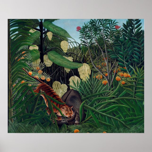 Poster Pintura de Henri Rousseau 1908 (Frente)