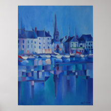 Pintura de Honfleur - Normandia, França