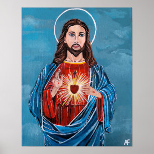 Poster Pintura de Jesus Cristo por Alfred Fox