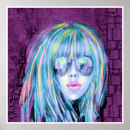 Póster Pintura de Jovem Contemporânea 2