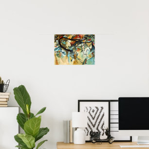 Poster Pintura de Kandinsky, Composição V,