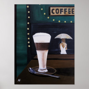 Poster Pintura de Latte Macchiato por Alfred Fox