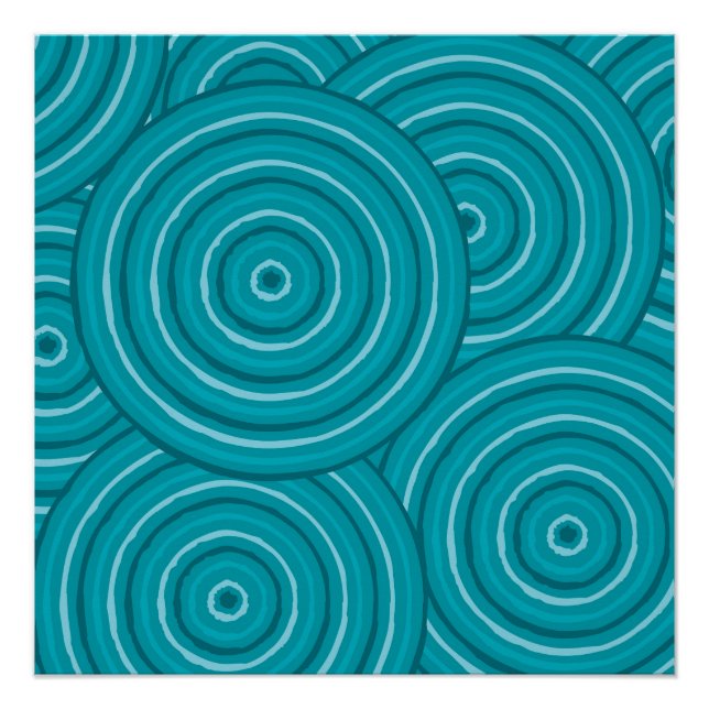 Póster Pintura de linha original (Frente)