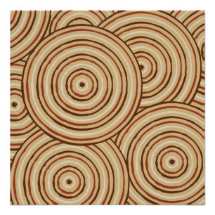 Póster Pintura de linha original