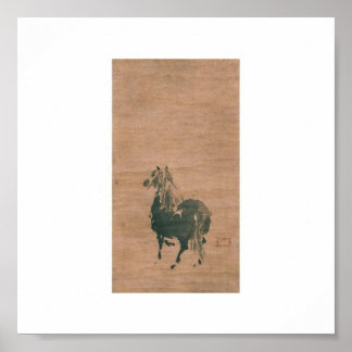 Poster Pintura de Miyamoto Musashi, c. anos 1600