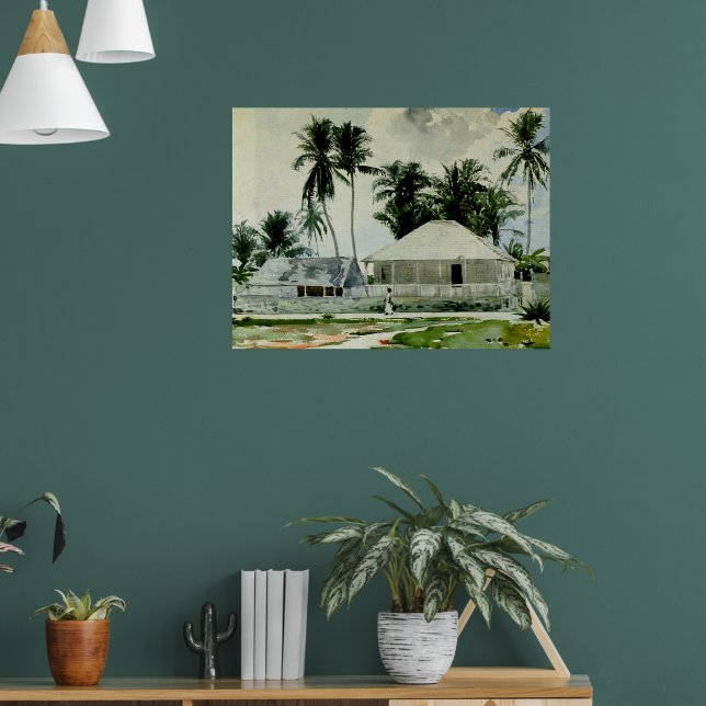 Poster pintura de Nassau, Bahamas (Sala de Estar 1)