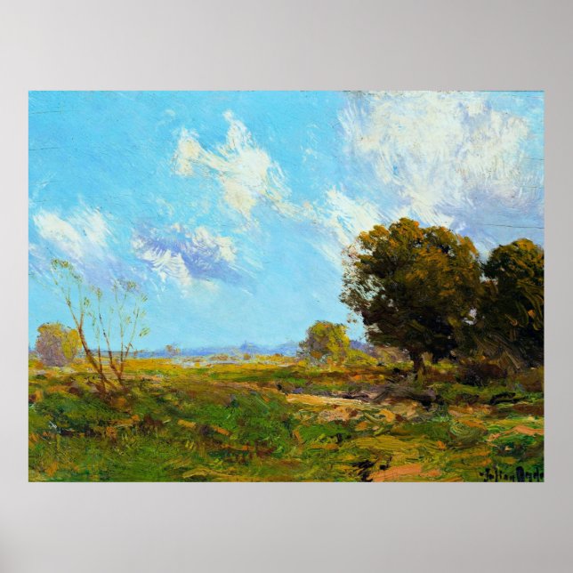 Poster Pintura de Onderdonk, tarde da tarde (Frente)