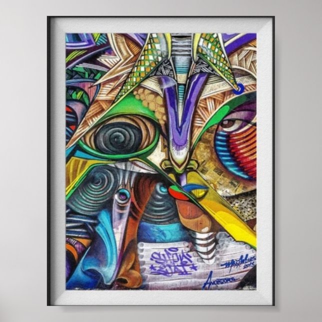 Poster Pintura de parede. (Frente)