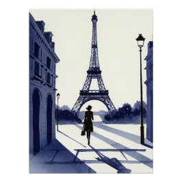Póster Pintura de Paris 