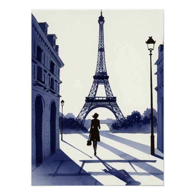 Póster Pintura de Paris  (Frente)