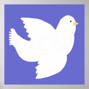 Poster pintura de pomba