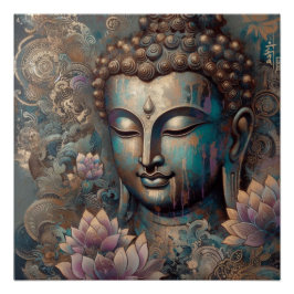 PÓSTER PINTURA DE ROSTO BUDDHA #10