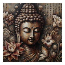 PINTURA DE ROSTO BUDDHA #5