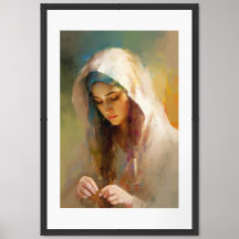 Pintura de Ruas. Mary, a Undoer of Knots