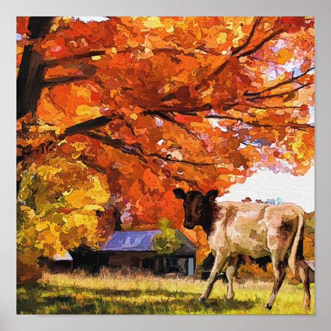 Poster Pintura De Vaca (Frente)