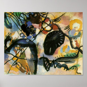 Poster Pintura de Wassily Kandinsky, Mancha Preta,