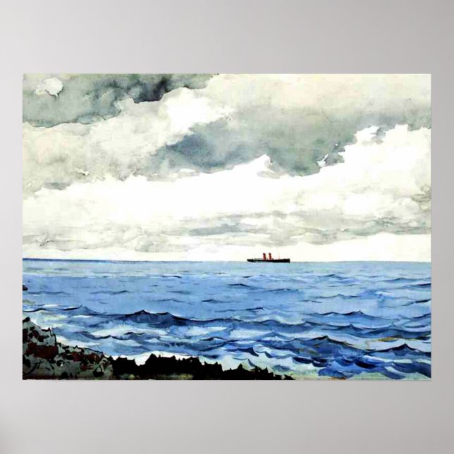 Poster pintura de Winslow Homer, Bermudas (Frente)