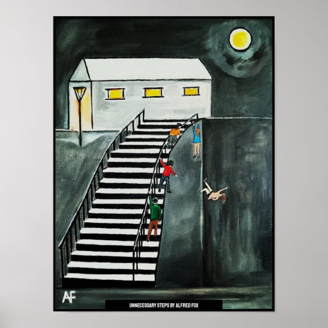 Poster Pintura desnecessária de Alfred Fox (Frente)