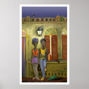 Poster Pintura digital realizada en Photoshop con tablete