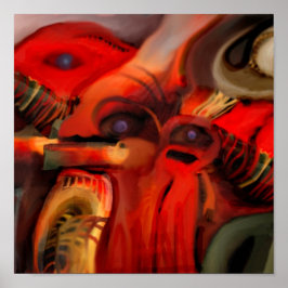 Poster Pintura digital realizada en Photoshop con tablete