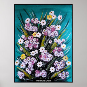 Poster Pintura do Buquê de Primavera por Alfred Fox