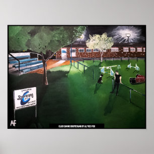 Poster Pintura do Club Canino Boomerang por Alfred Fox