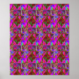 Poster Pintura do Jardim com Hydrangea Verde limão