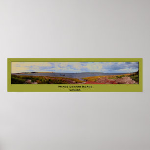 Póster Pintura do panorama de Prince Edward Island,