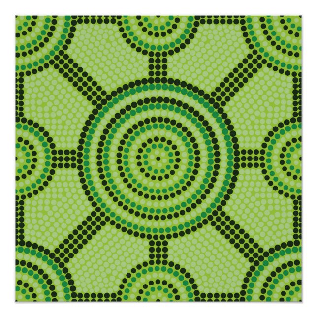 Póster Pintura do ponto original (Frente)