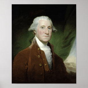 Poster Pintura do presidente George Washington