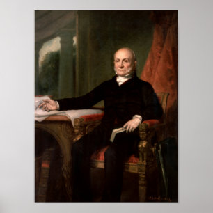Póster Pintura do presidente John Quincy Adams