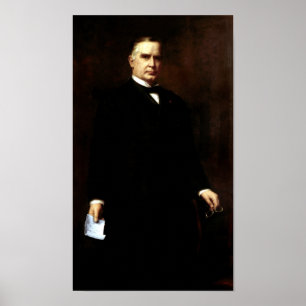 Poster Pintura do presidente William McKinley