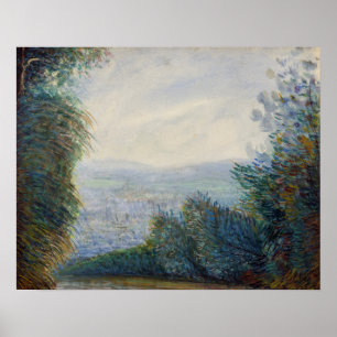 Poster Pintura do rio Renoir Auvers Valley Oise