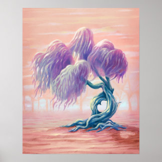 Poster Pintura em Árvore de Amor Selvagem