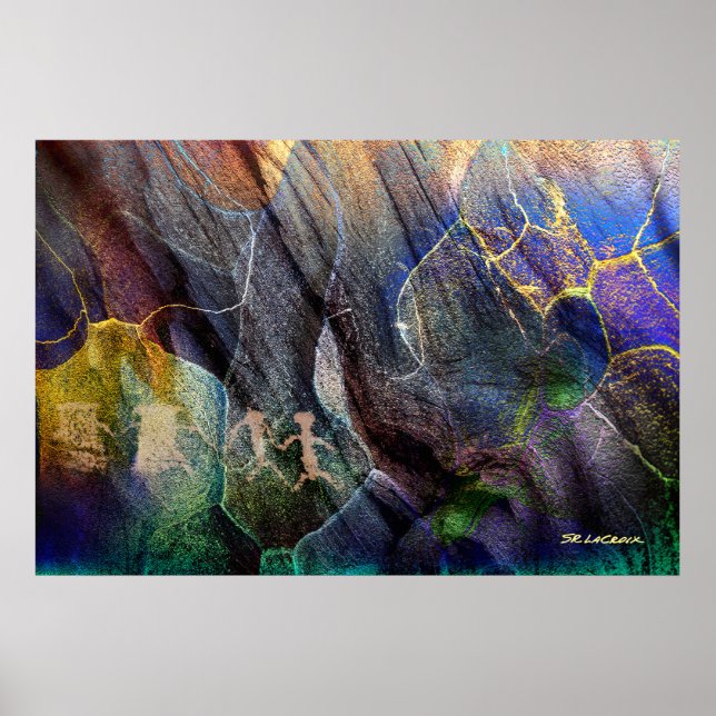 Póster Pintura em Caverna (Frente)