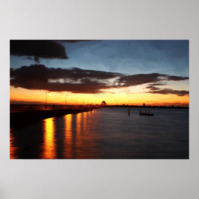 Poster Pintura em Dusk (Frente)