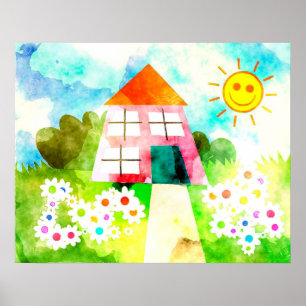 Poster Pintura infantil