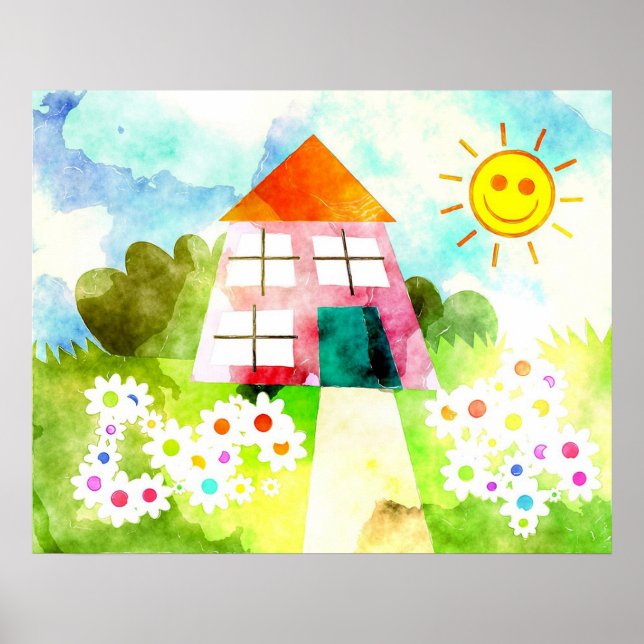 Poster Pintura infantil (Frente)