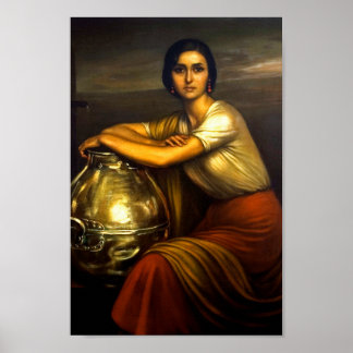 Póster Pintura "La Fuensanta" Julio Romero de Torres